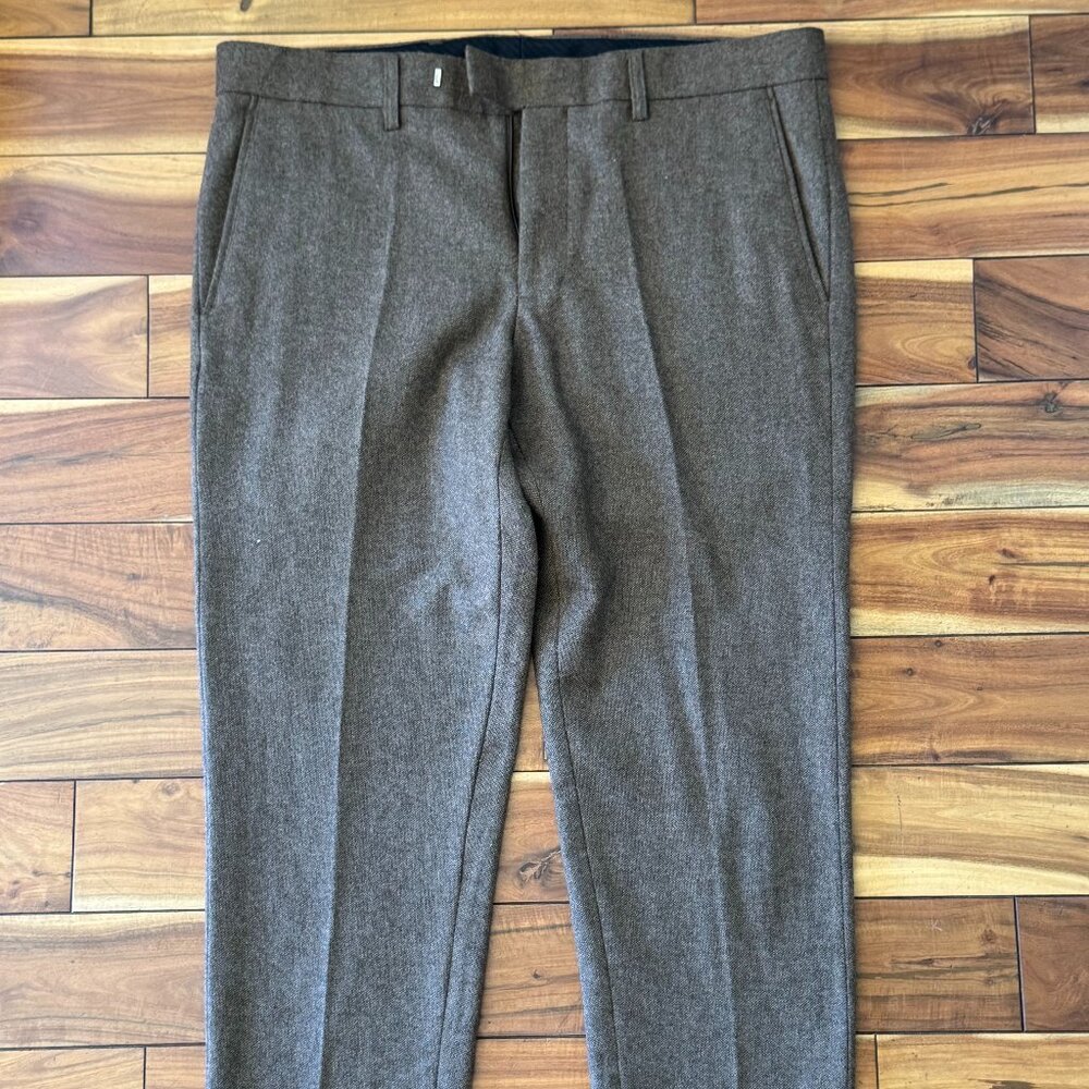 Harry Brown Heritage Brown Tweed Suit Pants 32X30